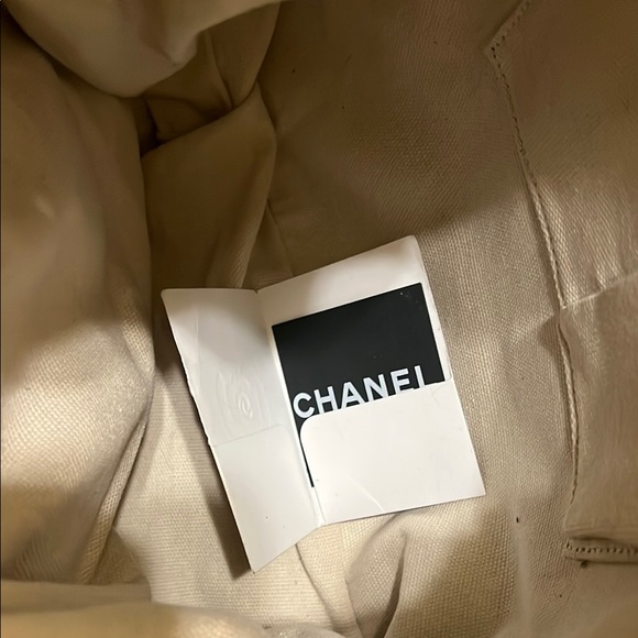Chanel Gray Drawstring Bag - Picture 6 of 8